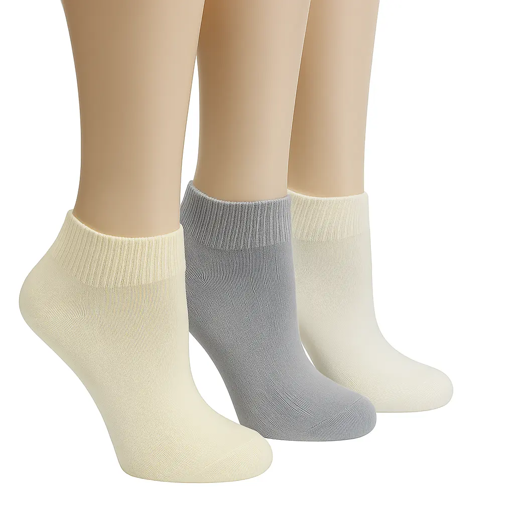 CHAUSSETTES FEMME COTON - LOT de 3