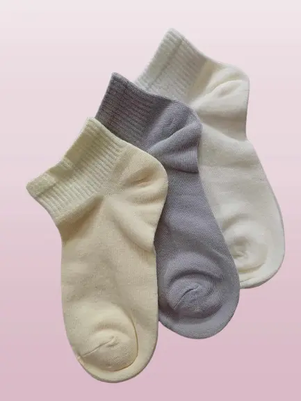 CHAUSSETTES FEMME COTON - LOT de 3