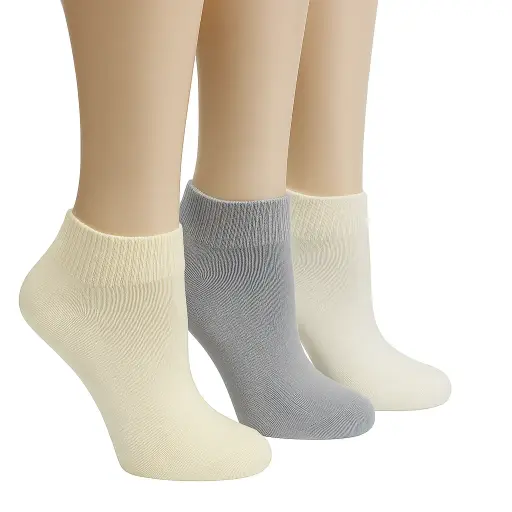 CHAUSSETTES FEMME COTON - LOT de 3