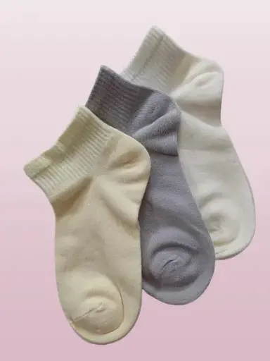 CHAUSSETTES FEMME COTON - LOT de 3