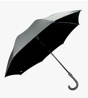 PARAPLUIE AVEC POIGNEE - NOIR